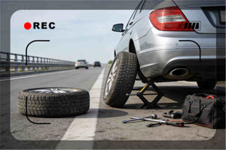 双桥区高速公路爆胎-汽车换轮胎